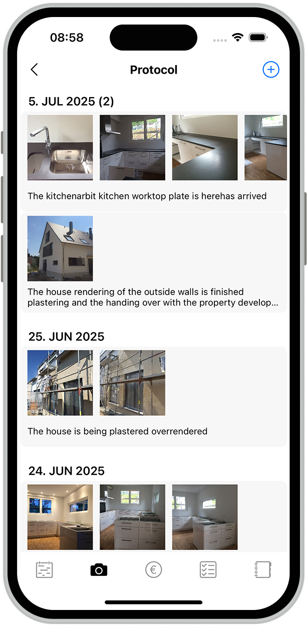 Photo protocol screenshot