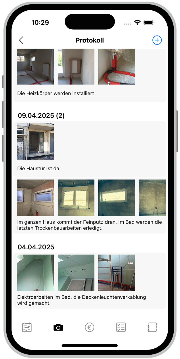 Photo protocol screenshot